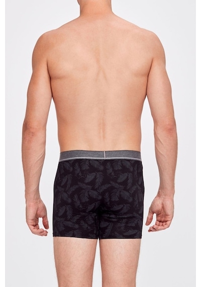 Kom Palmer 2'Li Erkek Boxer Siyah
