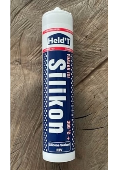 Heldt Rtv300 Yüksek Isı Silikonu Isıya Dayanıklı Silikon Sıvı Conta Kırmızı