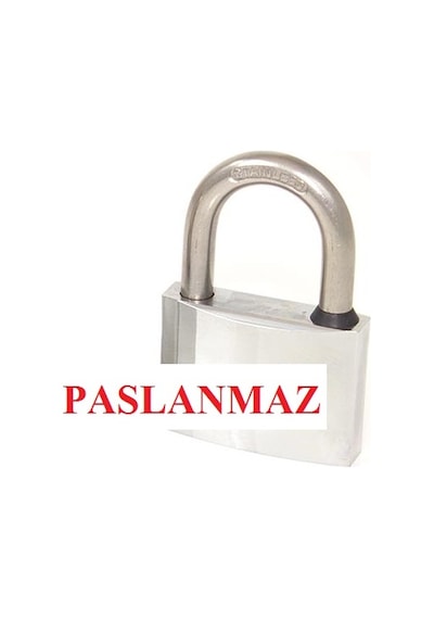 Paslanmaz Krom Asma Kilit. Eval Marka. 40X60Mm