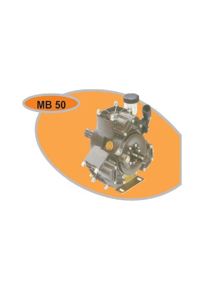 Pülverizatör İlaçlama Ve Basınçlandırma Pompası - Membranlı Tip 3 Pistonlu - MB50