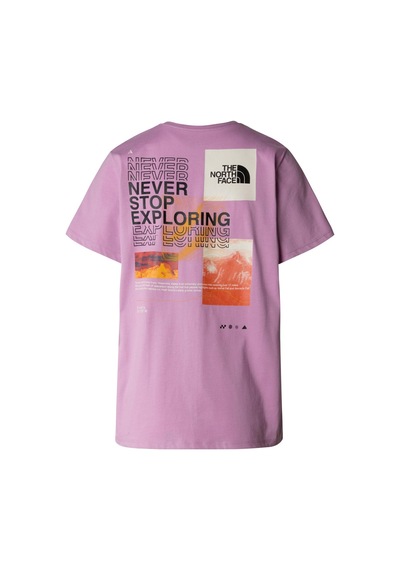 The North Face W Foundatıon Mountaın Graphıc Tee Kadın T-shirt Nf0a882vpo21 Mor