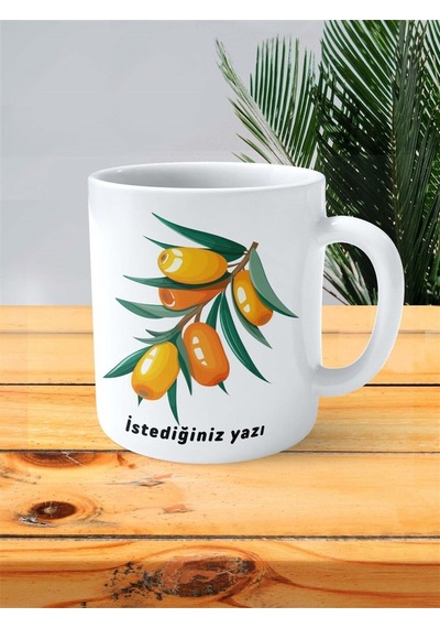 Ak Diken Baskılı Kupa Bardak Kişiye Özel Model 1 Çok Renkli