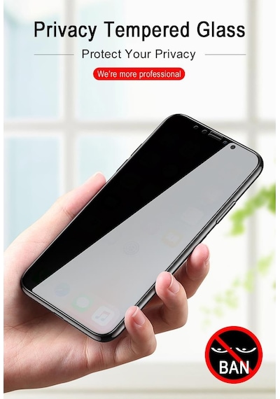 Xiaomi Redmi 9A Ekran Koruyucu Tam Kaplayan Privacy Hayalet Cam Istemiyorum