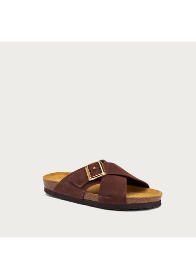 Cocoa Terlik Kadın 17b3 Frau Velour-s Cocoa