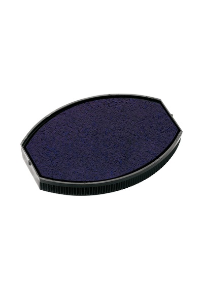 Colop Prınter Oval 55 Tarih Kaşe Siyah Kasa Mavi Keçe - 33 x 55 MM