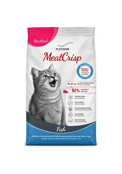 Platinum Meatcrisp Balıklı Kısırlaştırılmış Kedi Maması 1.5 Kg