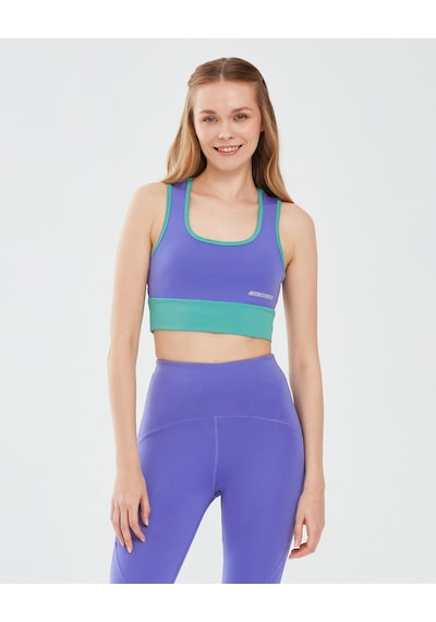 Skechers Performance Coll. W Mid Support Bra Kadın Mor Sporcu Sütyeni S241110-499 Mor
