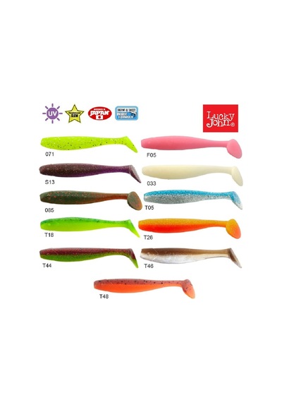 Lucky John Minnow 3.3'' 8.38 Cm 7p Silikon Yem 487328594