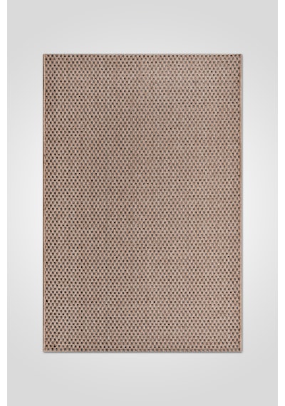 Sierra Halı Jüt Hasır Görünümlü Modern Kilim Ve Yolluk, İnce Bukle Dokuma Kahve Bej