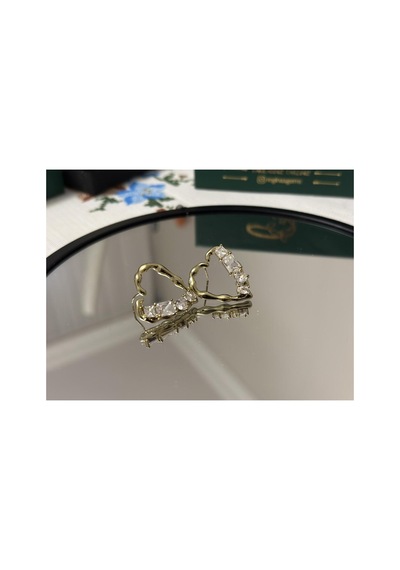 Golden Cascade Crystal Hoop Küpe Altın