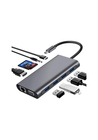 Codegen Cdg-cnv49 Usb 3.0 /hdmı /vga /type-c /rj45 Hub