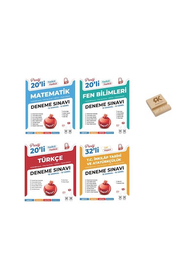 Nartest Lgs 8. Sınıf Prestij Matematik Fen Türkçe Ve İnkılap 4lü Deneme Seti Ve Telefon Standı