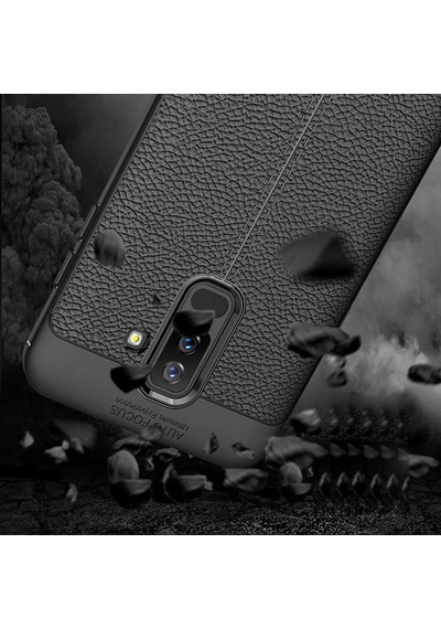 Samsung Galaxy Uyumlu A6 Plus 2018 Kilif Deri Tarzi Niss Silikon Case 389467489