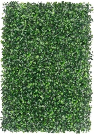 Yapay Çiçek Duvar Kaplama Panel Şimşir Tabaka 40X60 Cm Yeşil