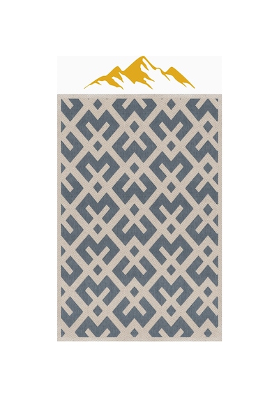 Modern Sisal Serisi Dijital Baskı Sisal Dokuma Halı Slh022 Renkli