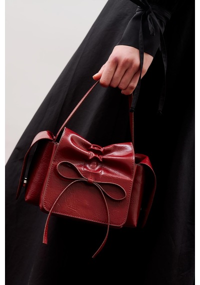 Manuka Lyra Fiyonklu Çanta Bordo Aw25cnt00019-26 Bordo