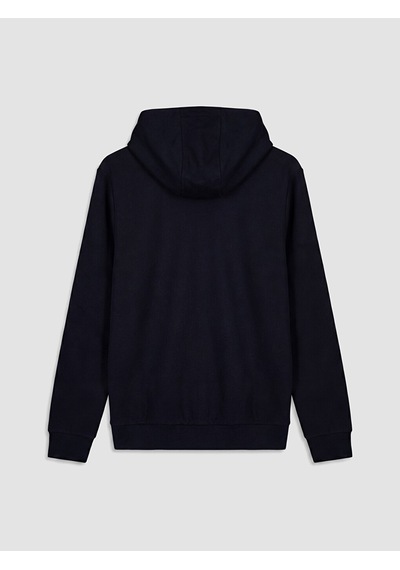 Lcwaıkıkı Classic Lacivert Kapüşonlu Erkek Fermuarlı Sweatshirt