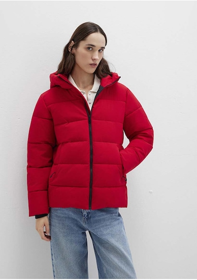Mavi Kırmızı Kadın Mont M1110704-90367 Kırmızı