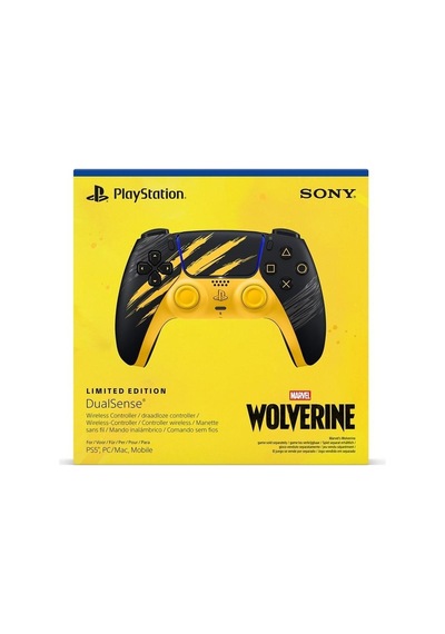 Ps5 Dualsense Wireless Controller - Marvel Wolerine Yellow Sınırlı Sürüm