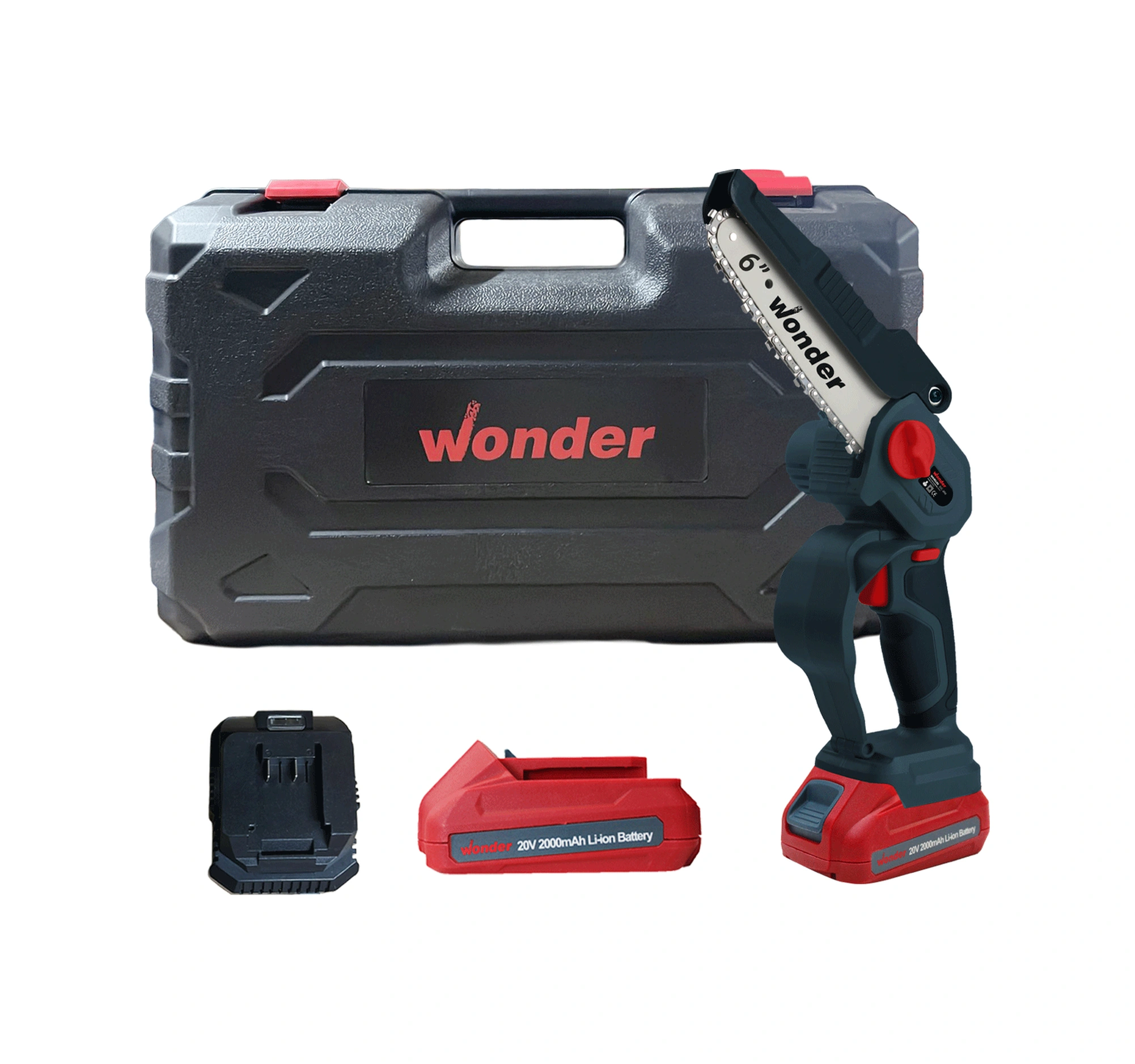 Wonder WAT40S 20V 2.0AH Li-ion Çift Akülü Dal Kesme Makinesi