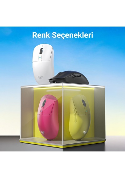 Sc680 26000dpı 7 Tuşlu Kablosuz Optik Gaming Oyuncu Mouse Siyah
