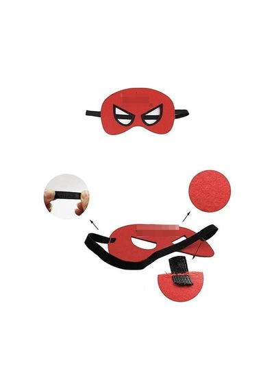 Schulzz Spiderman Örümcek Adam Lastikli Keçe Çocuk Maske