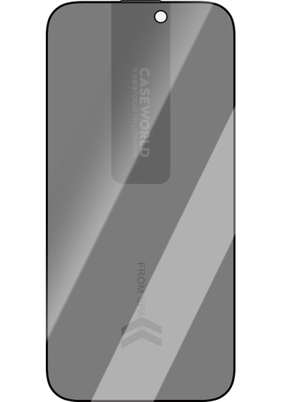 Apple Uyumlu   iPhone , , 16 Pro Max Caseworld Ultra-thin Serisi Tmq Privacy 0.15mm 3d Cam Ekran Koruyucu Uygulama