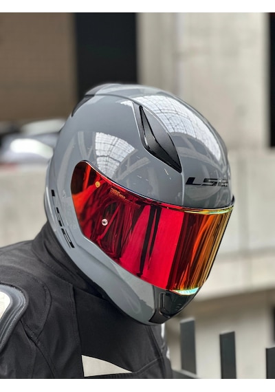 Ls2 Rapid 2 Race Nardo Gri Kask + Şeffaf Vizör Çok Renkli