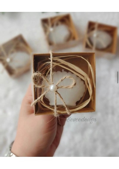 Bernami Vazo Pinterest Kutulu Istiridye Hediyelik Mum, Nikah, Düğün Nişan Söz Mevlut 15 Adet 15'li Kutulu İstiridye Diğer