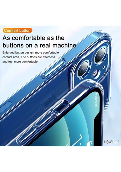 Apple Uyumlu iPhone 14 Kilif Kamera Üzerini Tam Kapatan Silikon Seffaf Tipali 556416430
