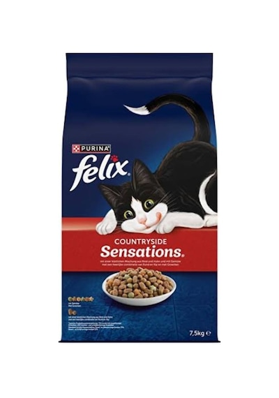 Purina Felix Sensations Sığır Etli ve Tavuklu Yetişkin Kedi Maması 7500 G