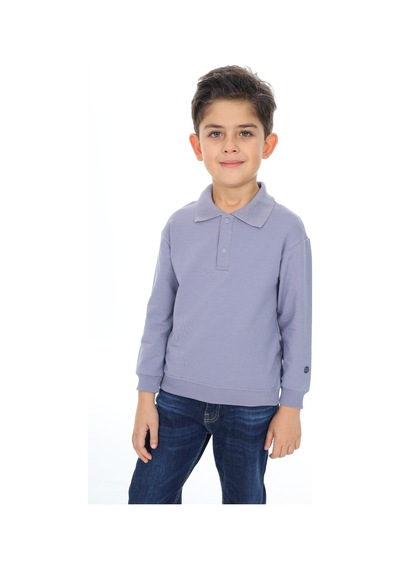 Toontoy Kids Toontoy Erkek Çocuk Baskılı Tişört Koyu Gri