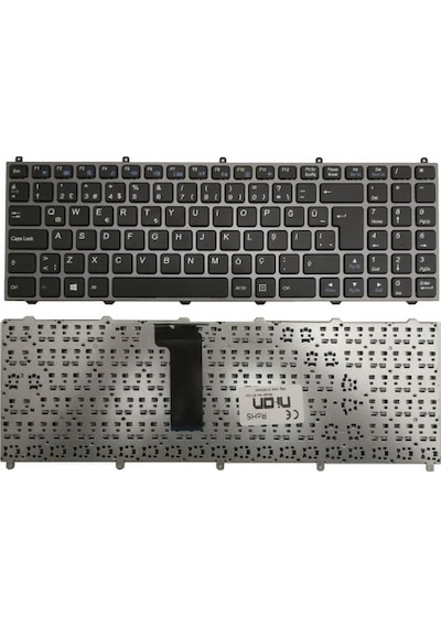 Nion Vestel Uyumlu W650srh W655sc W650eh Notebook Klavye Siyah Tr