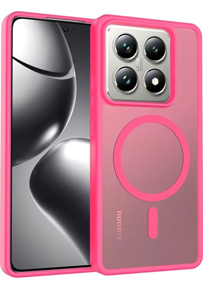 Joko Xiaomi Mi 14t Pro Jota Magsafe Kapak - Rose Pembe