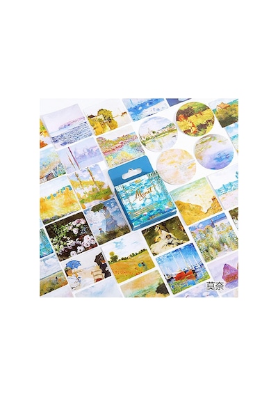William Morris Temalı 45 Adet Sticker Seti Bullet Journal