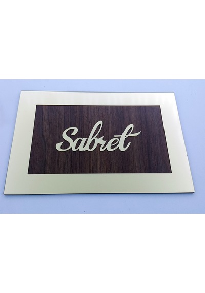 Pleksi Sabret Şükret Dua Et Duvar Dekoru (409095721)