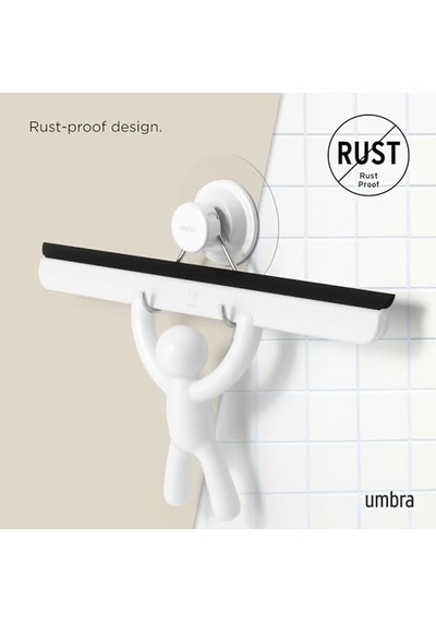 Umbra Buddy Yapıştırmalı Duş Çekçeki, Silikon Bıçaklı Pencere Çekpası Çok Renkli
