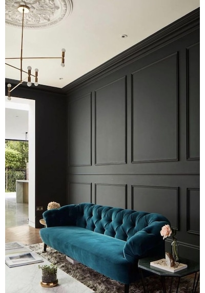 Decozza Boyanabilir Duvar Çıtası 4cm 5 Boy 12 Metre 1boy 240 Cm Df-4020 Ekru Çok Renkli