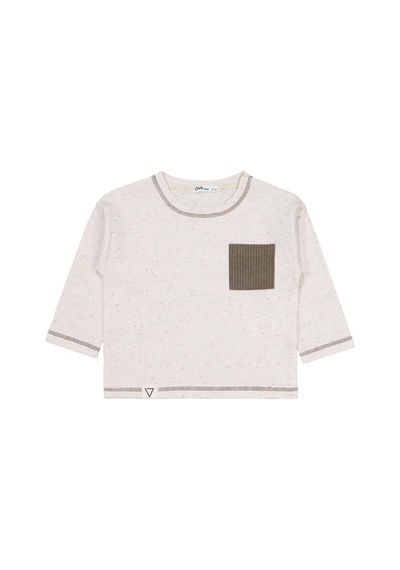 Civil Boys Kadife Cepli 2-5 Yaş Sweatshirt - Bej