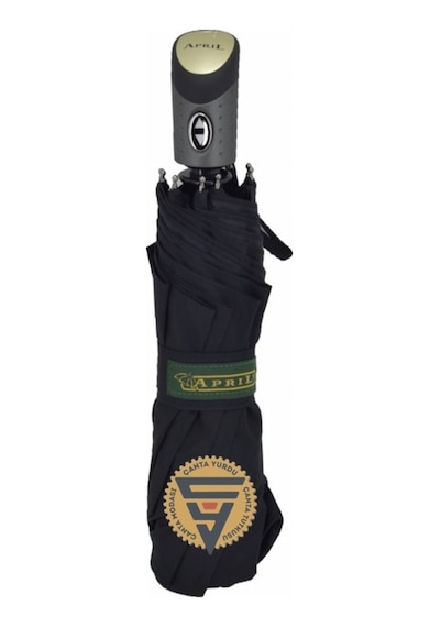 Bsm April A-216G Unisex Tam Otomatik  Şemsiye Siyah