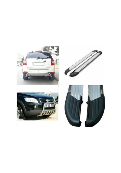Chevrolet Captiva Ön Arka Tampon Koruma Ve Amazon Yan Basamak
