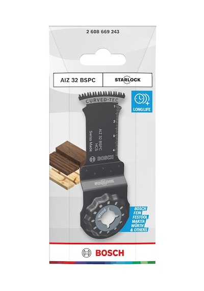 Bosch Aız 32 Bspc Starlock 1'li Ahşap Dalma Testere Bıçağı 2608669243