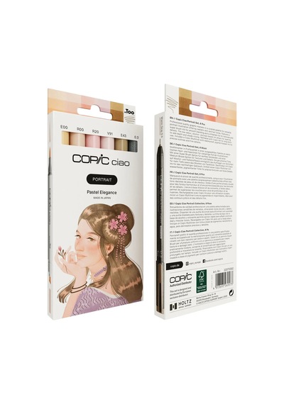 Cıao Portraıt Set Pastel Elegance 6 Lı