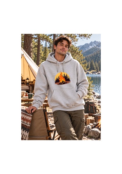 North Whiskers Orman Ve Kamp Ateşi Unisex Hoodie Doğa Temalı Kapüşonlu Sweatshirt Gri - 936222013 Gri - 936222013 Gri North Whiskers Orman Ve Kamp Ateşi Unisex Hoodie Doğa Temalı Kapüşonlu Sweatshirt Gri - 936222013 Gri - 936222013 Gri