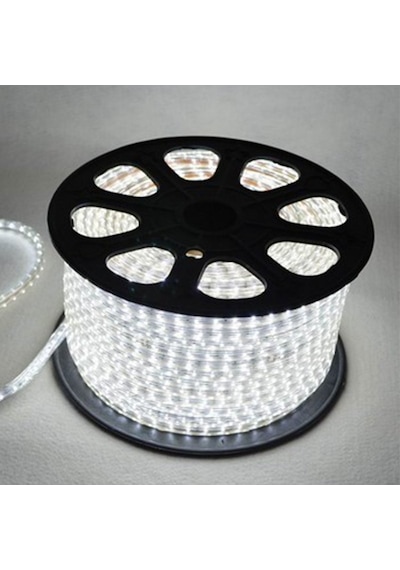 Ayt Powermaster 9x16 Hortum Led 100 Metre Beyaz 220 Volt 1 Metrede Kesilebilir Dış Cephe Şerit Led Aydınlatma
