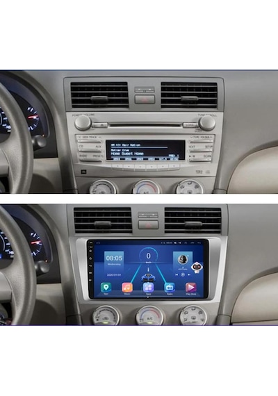 Toyota Camry Android Multimedya Sistemi 4-64 Cadence 2006-2011 +360 Kamera 9"