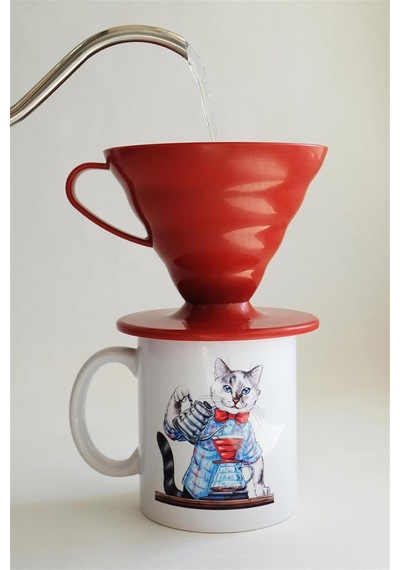 Prizma Dripper V60 - 02 Seramik Bisküvi Ham Ürün