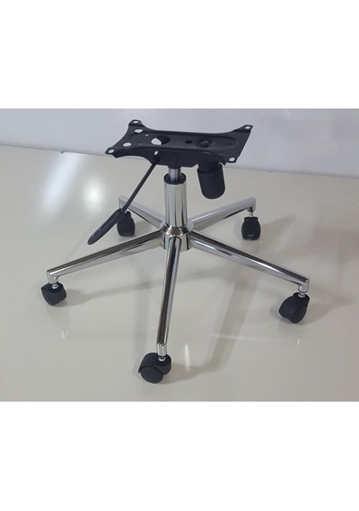 Kamusalmarket Ahtapot Yıldız Ayak+Teker+Krom Piston+Tek Kollu Mekanizma