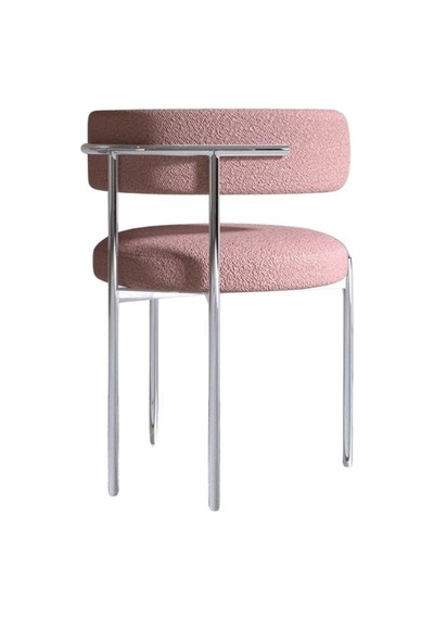 Teddy Sandalye, Krom Metal Pembe