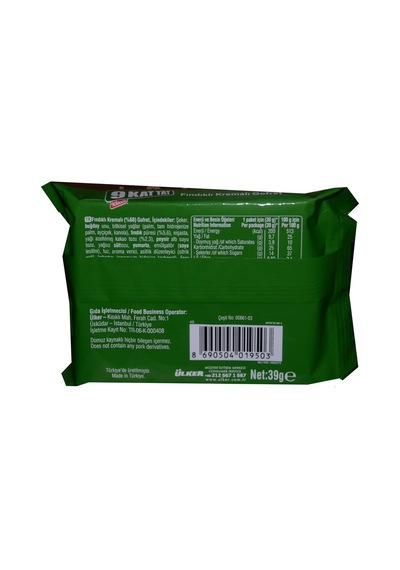 Ülker 9 Kat Tat Gofret 39 Gr Fındıklı 24'li Paket